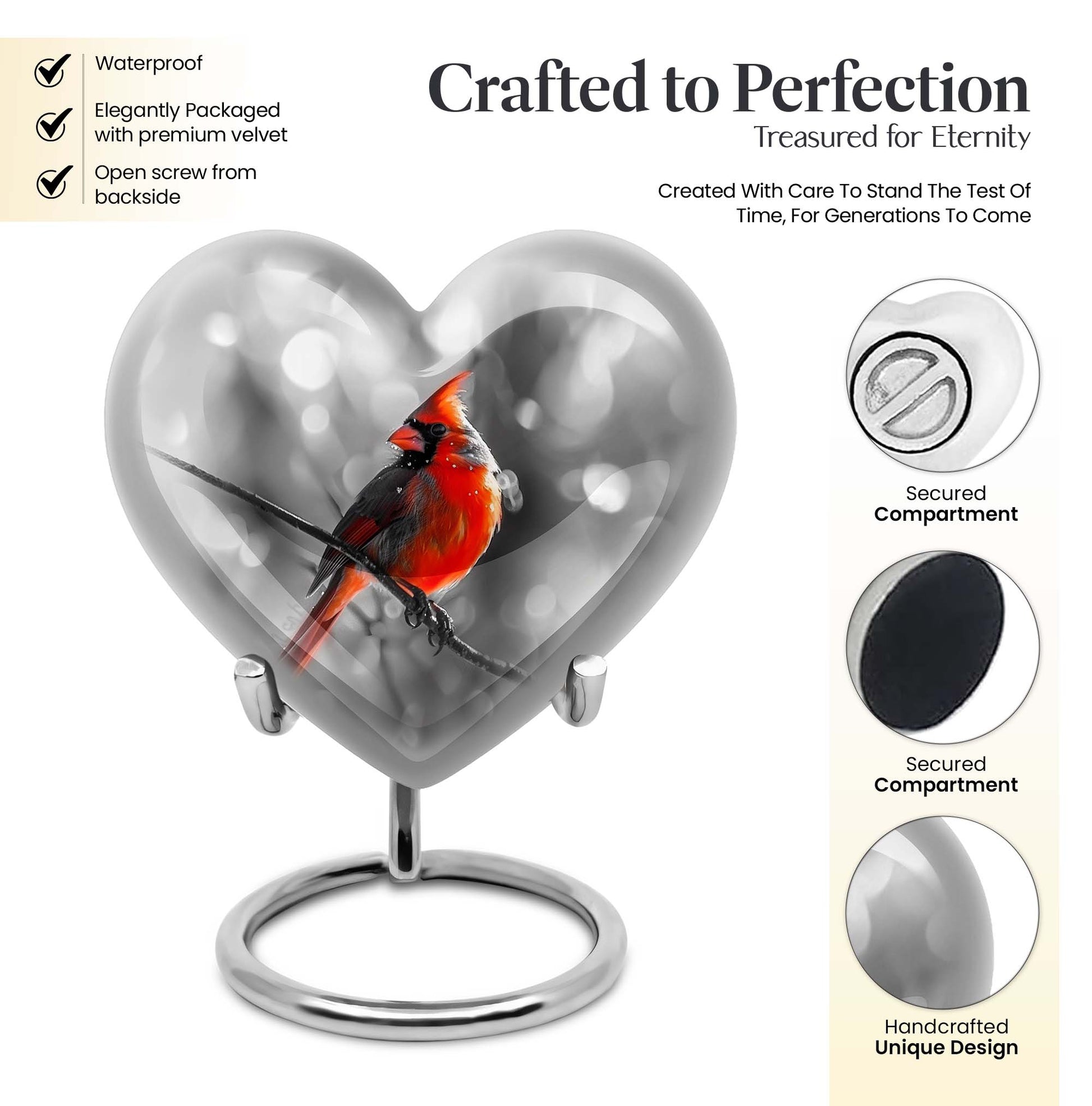 Cardinal bird themed