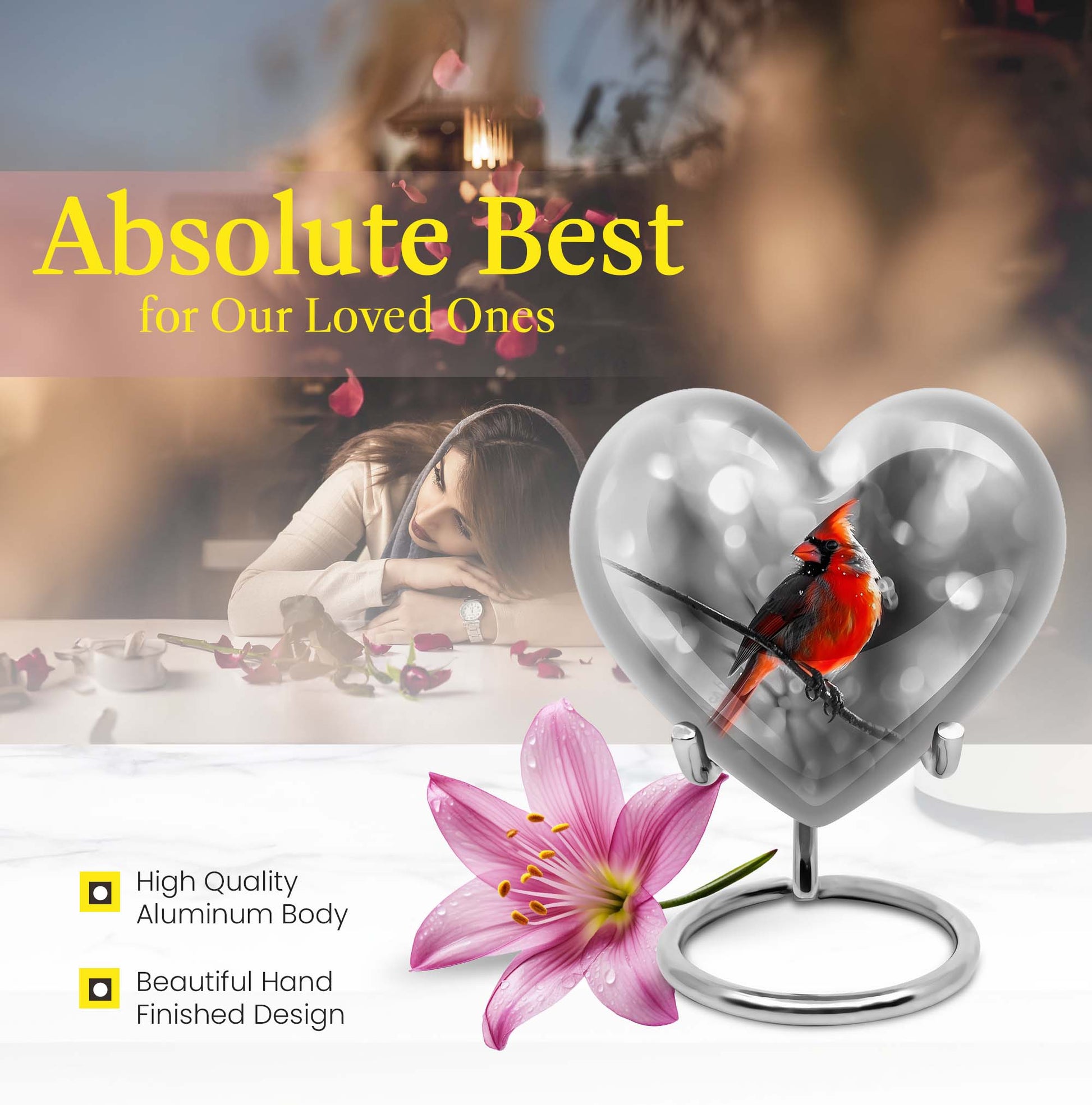 Cardinal bird themed