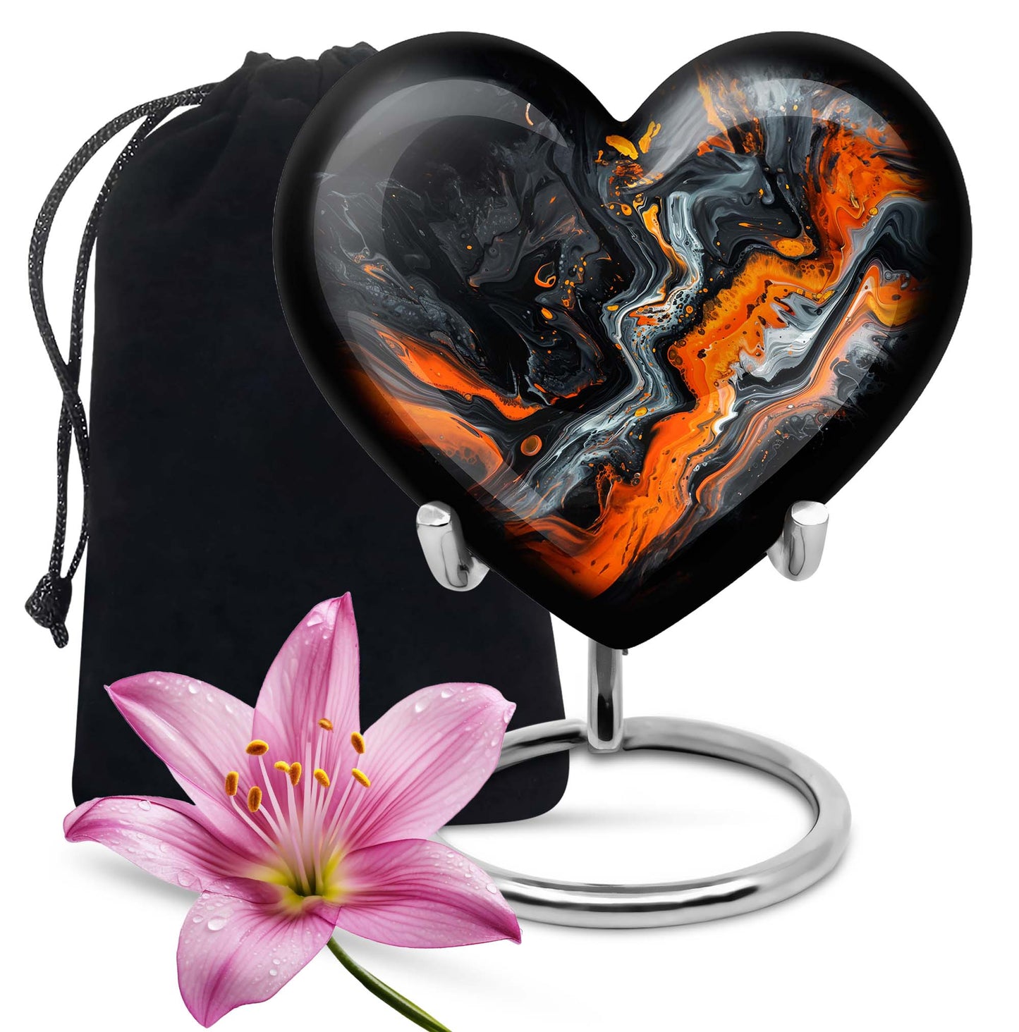 Abstract Theme Large Urn 10 Inch