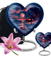 Heart-shaped Night Beach Urn