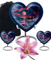 Heart-shaped Night Beach Urn