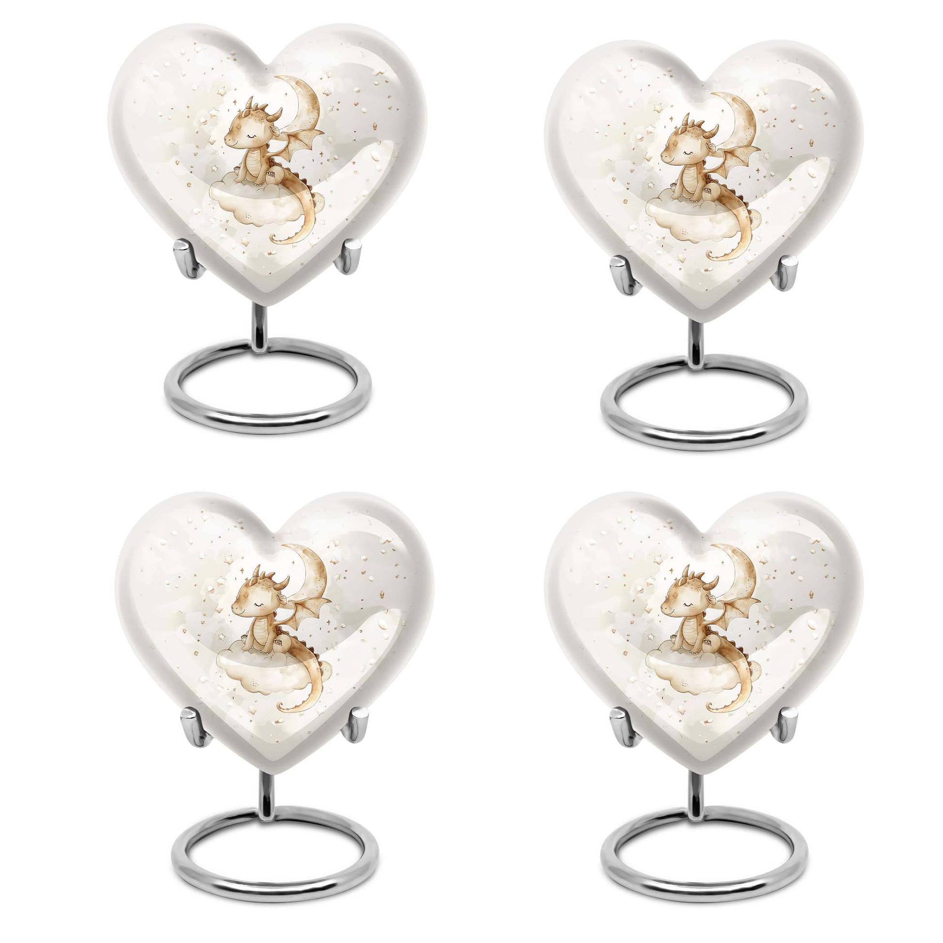 Dragons Theme 3 Inch Keepsake Pack of 4