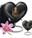 Octopus Theme Large Urn With 1 Keepsake Urn