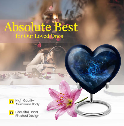 heart-shaped Goat Urn