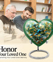 10-inch Heart-shaped Butterfly Cremation Urn