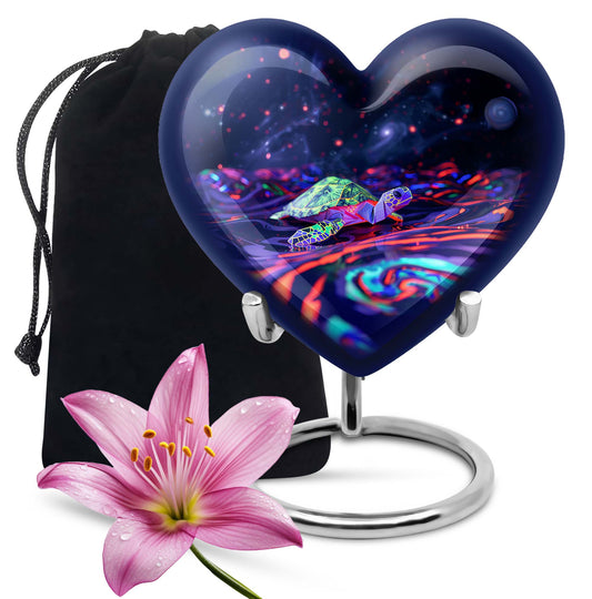 Heart-shaped Turtle Urn
