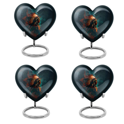 Tribe Man Theme 3 Inch Keepsake Pack of 4
