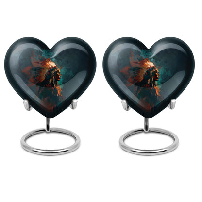 Tribe Man Theme 3 Inch Keepsake Pack of 2