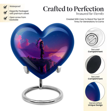 Heart Tribe Man Urn