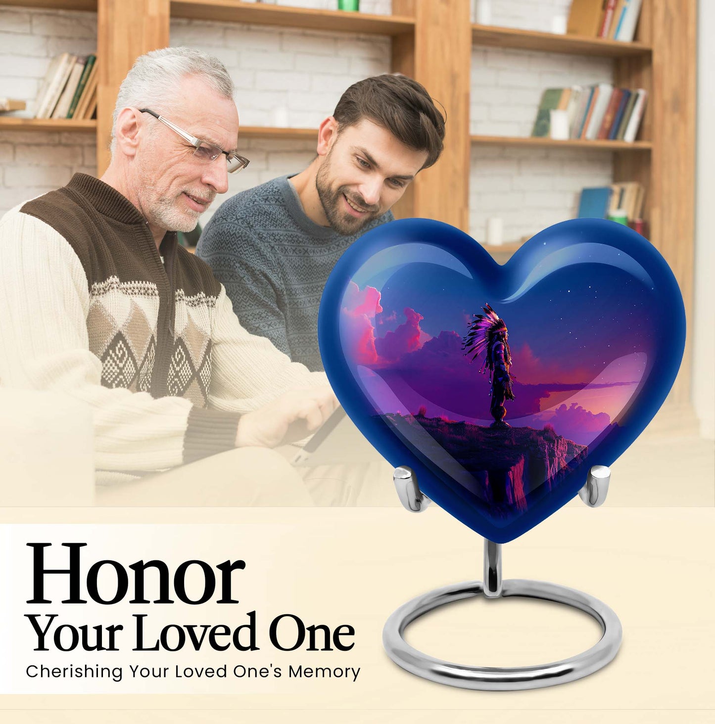 Heart Tribe Man Urn