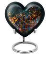 Tribe Man Heart Urn