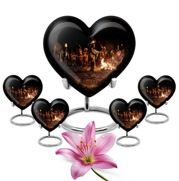 Large Urn with 4 Small Urn