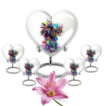 tribe man heart urn