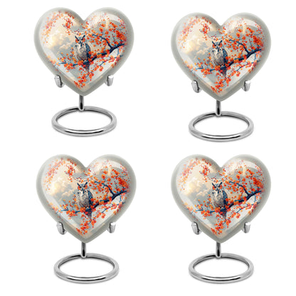 Owl Theme 3 Inch Keepsake Pack of 4