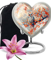 Owl Urn, Heart Design
