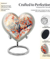 Owl Urn, Heart Design