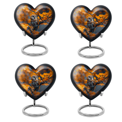Owl Theme 3 Inch Keepsake Pack of 4
