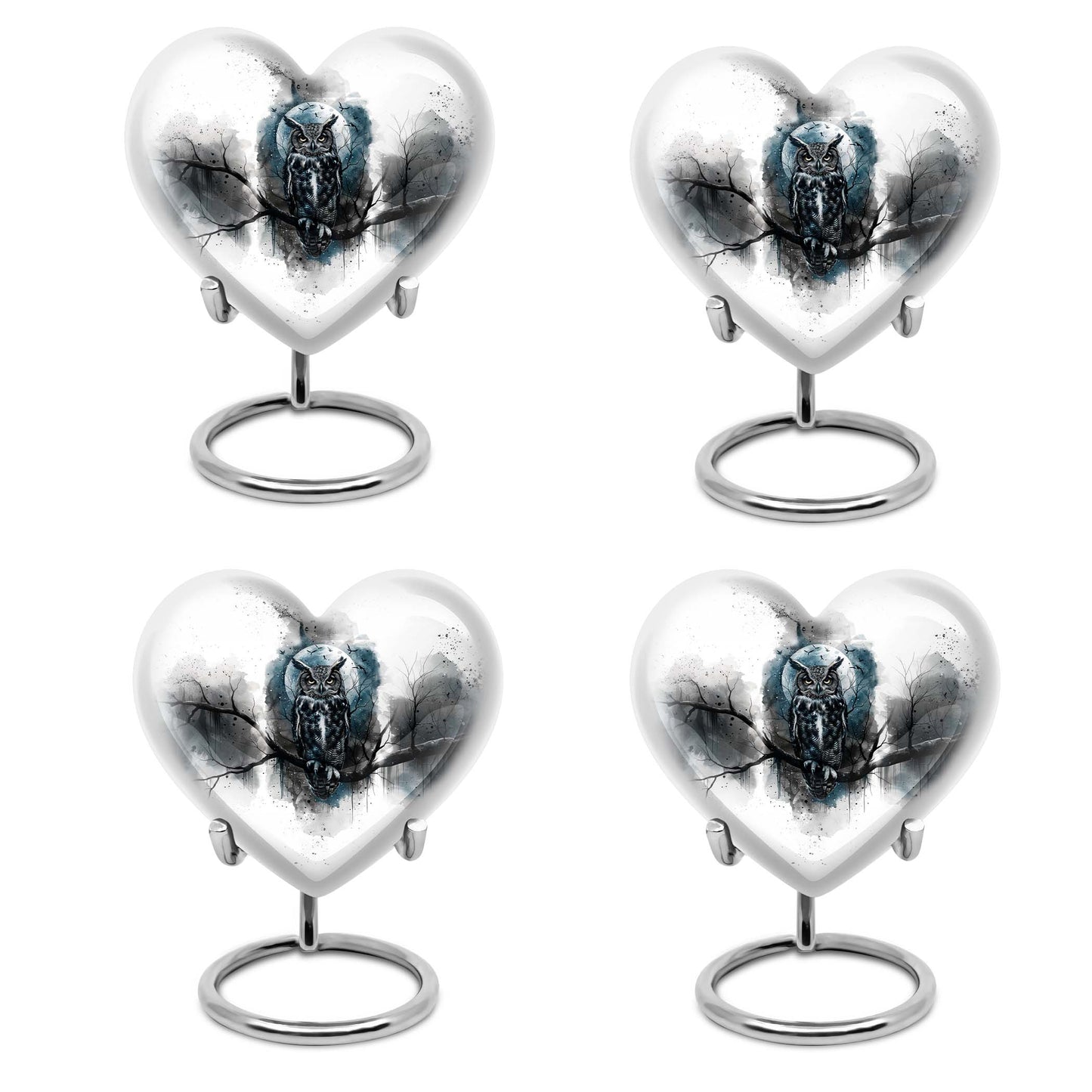 Owl Theme 3 Inch Keepsake Pack of 4