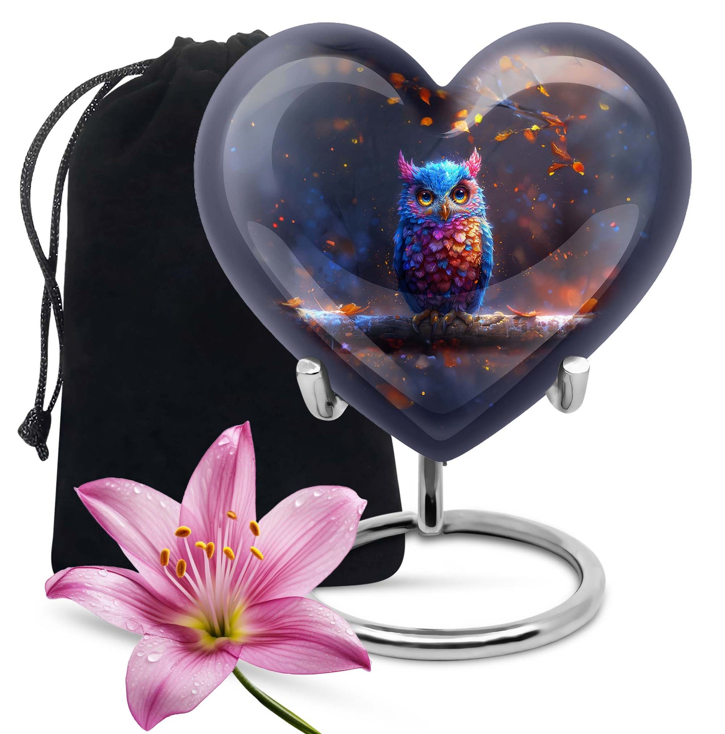 Owl Theme Large Urn 10 Inch