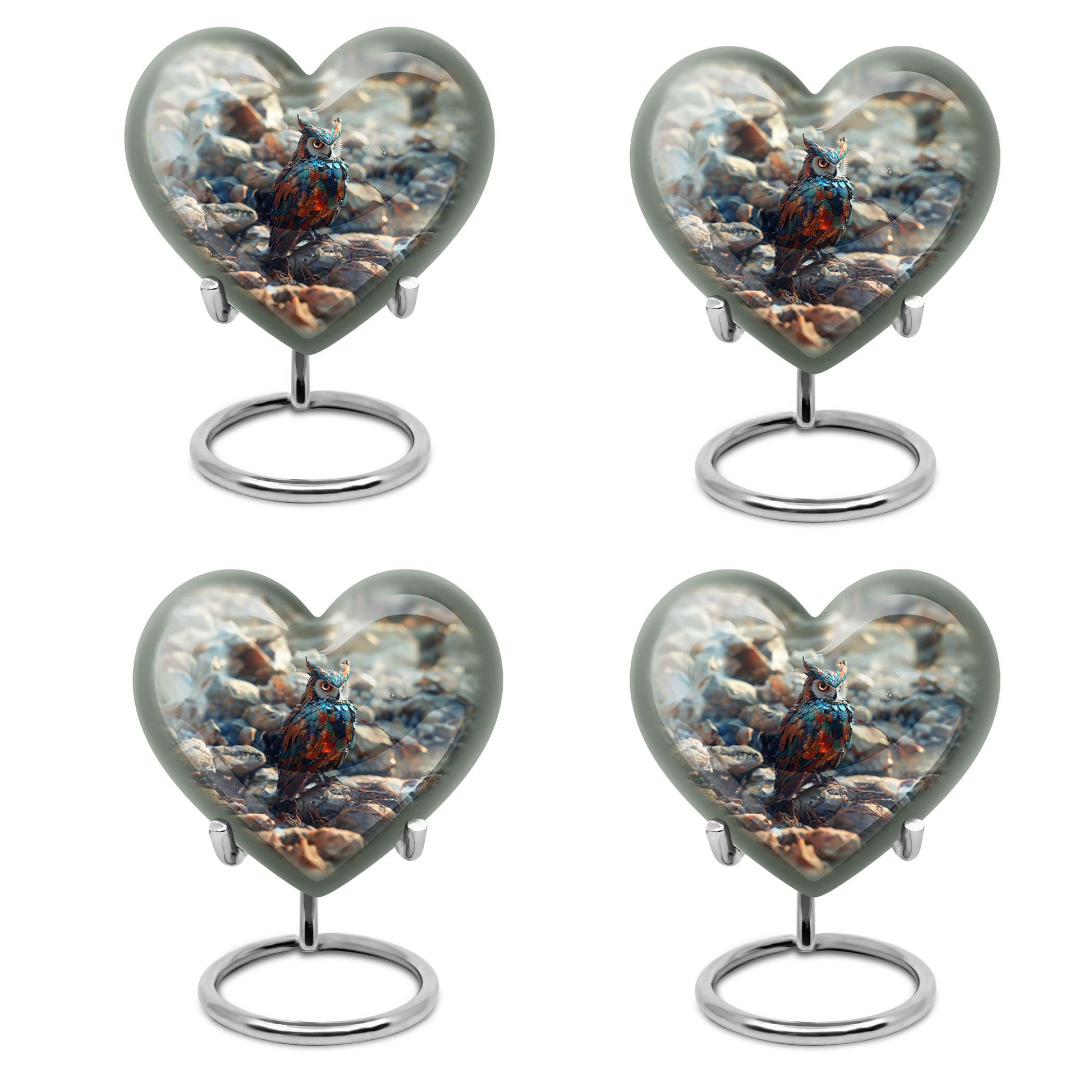 Owl Theme 3 Inch Keepsake Pack of 4