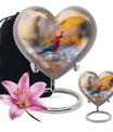 Macaw Parrot Theme Large Urn With 1 Keepsake Urn