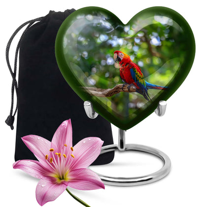 Macaw Parrot Urn