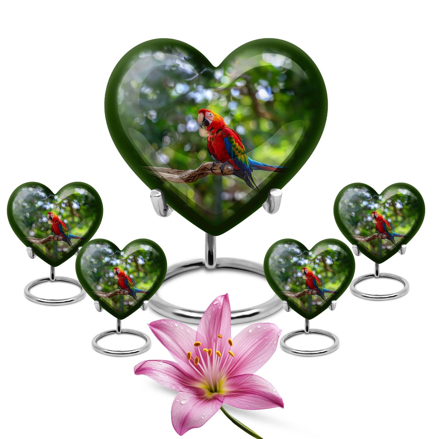Macaw Parrot Urn