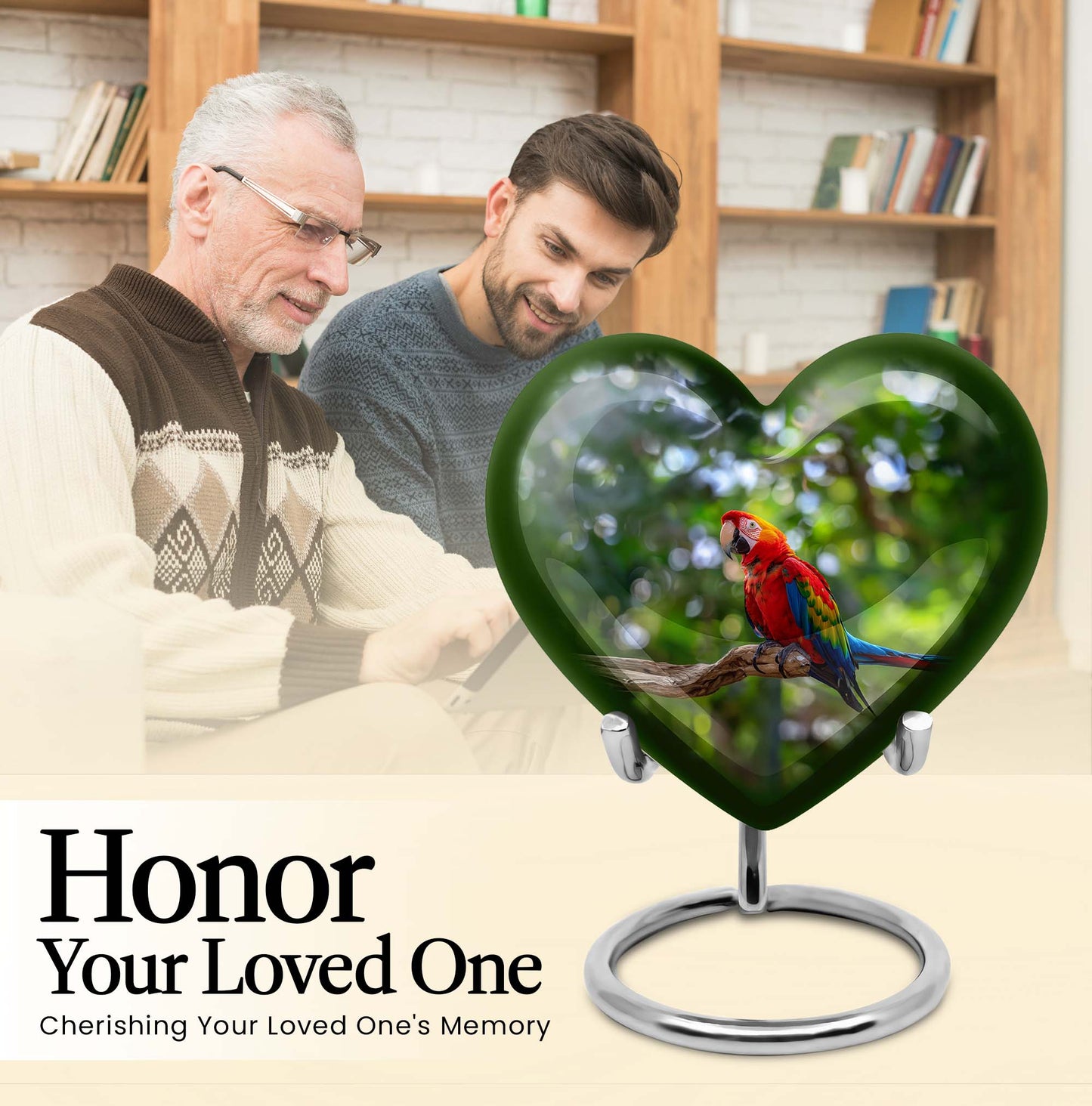 Macaw Parrot Urn