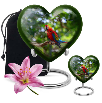 Macaw Parrot Urn