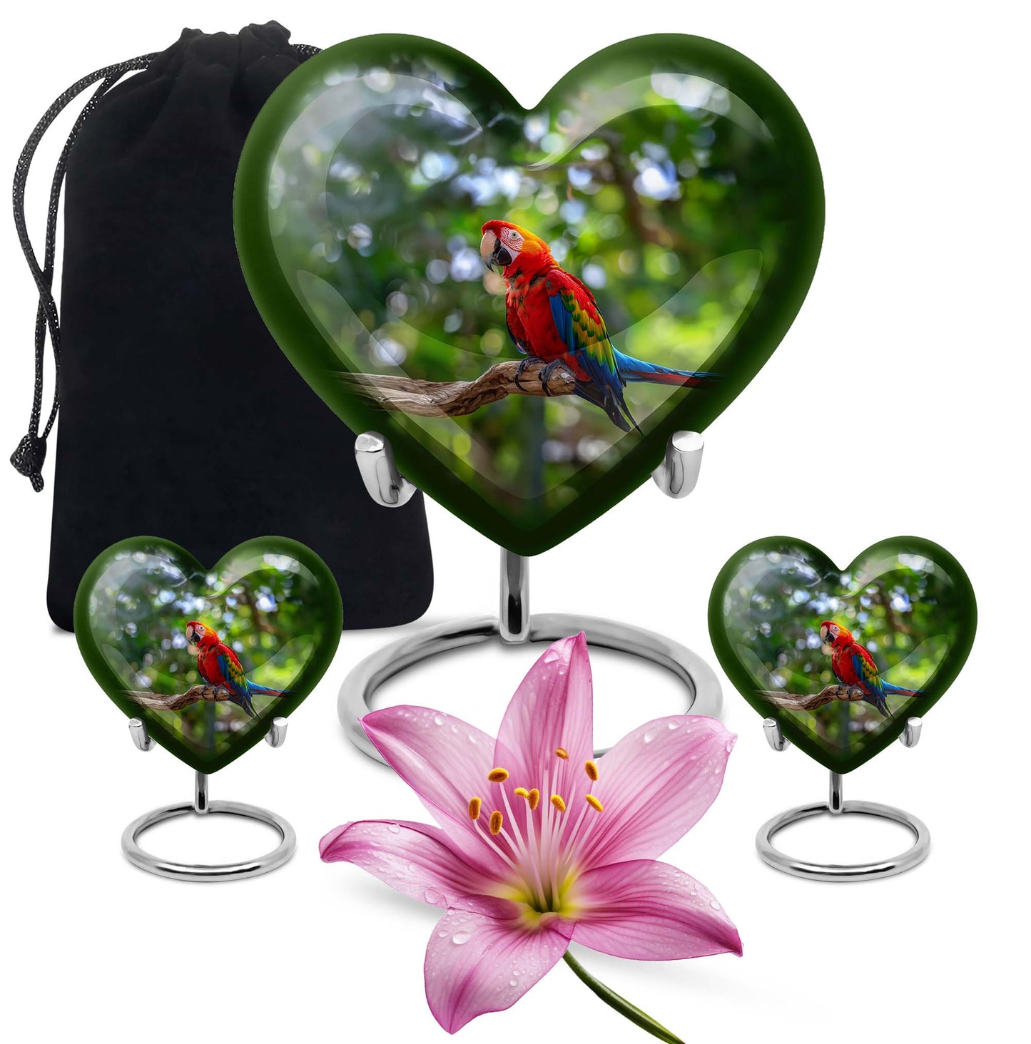 Macaw Parrot Urn