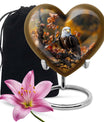 EAGLE Heart Urn for burial ashes