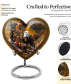 EAGLE Heart Urn for burial ashes