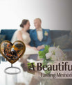 EAGLE Heart Urn for burial ashes