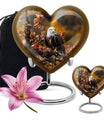 EAGLE Heart Urn for burial ashes
