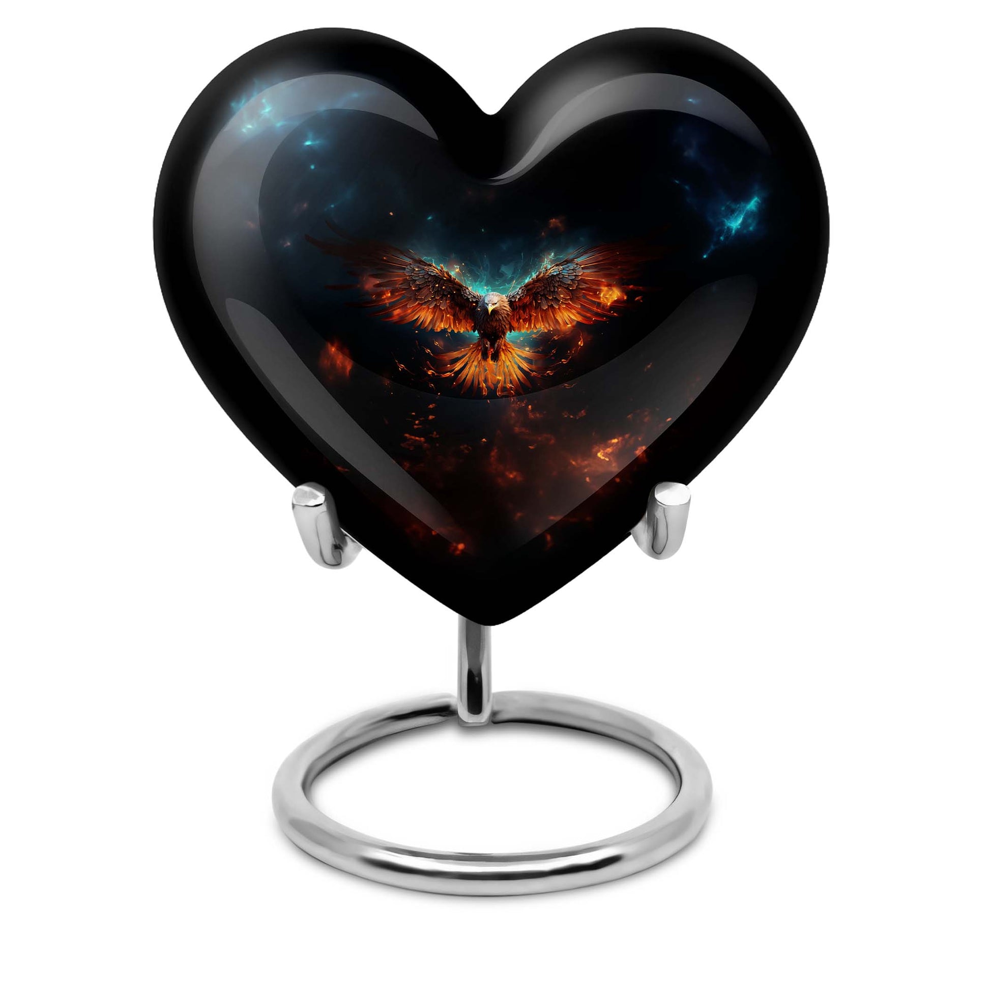 EAGLE Urn, heart themed