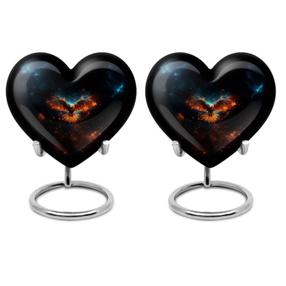 EAGLE Urn, heart themed