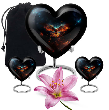 EAGLE Urn, heart themed