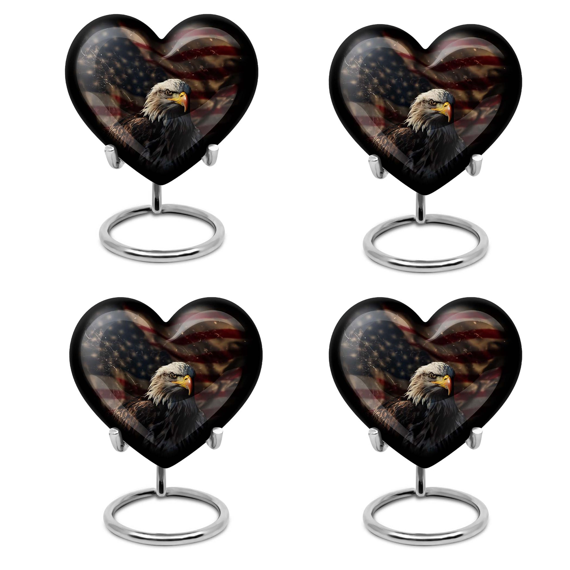 Eagle Theme 3 Inch Keepsake Pack of 4