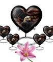 Eagle Theme Large Urn With 4 Keepsake Urn