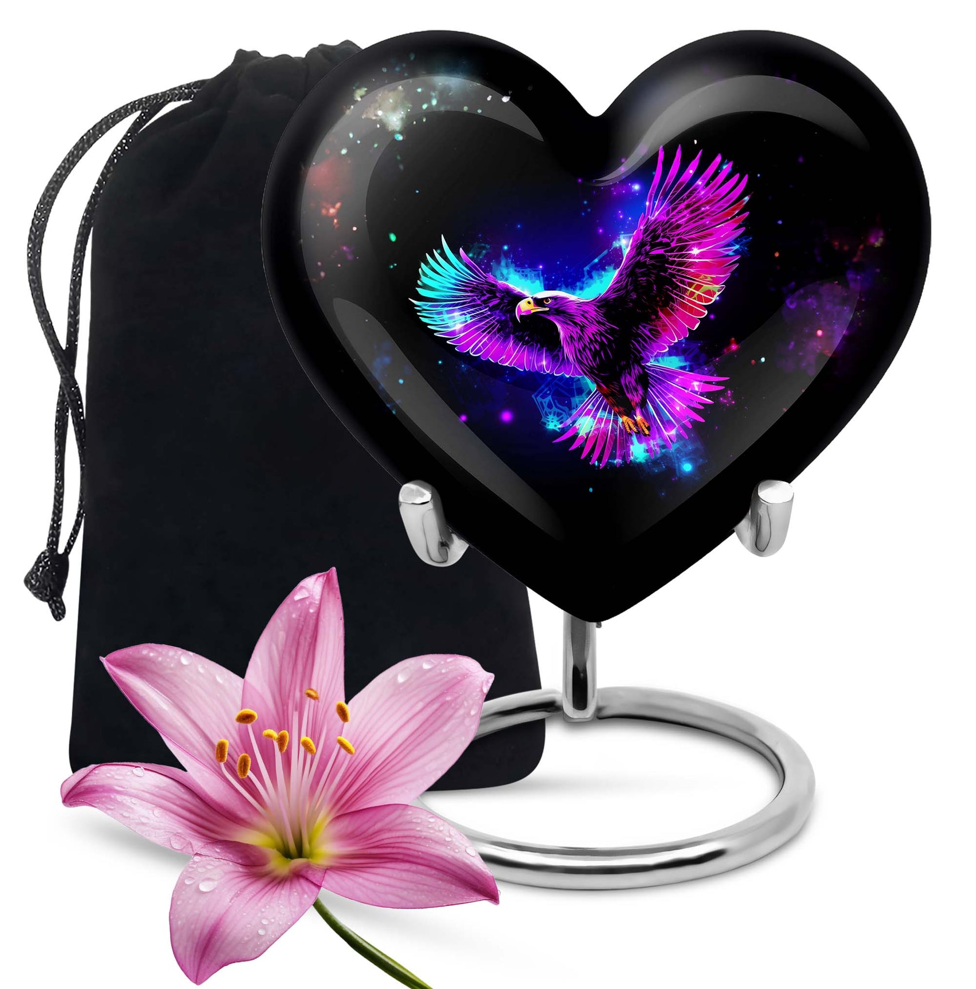 Eagle Theme Large Urn 10 Inch