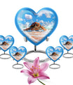TURTLE urn heart design
