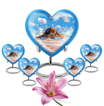 Large Urn with 4 Small Urn