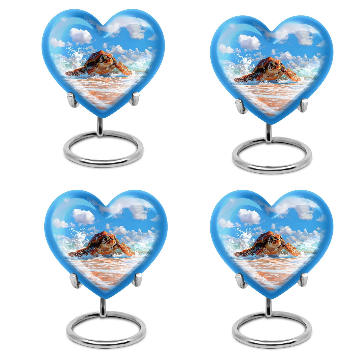 TURTLE urn heart design