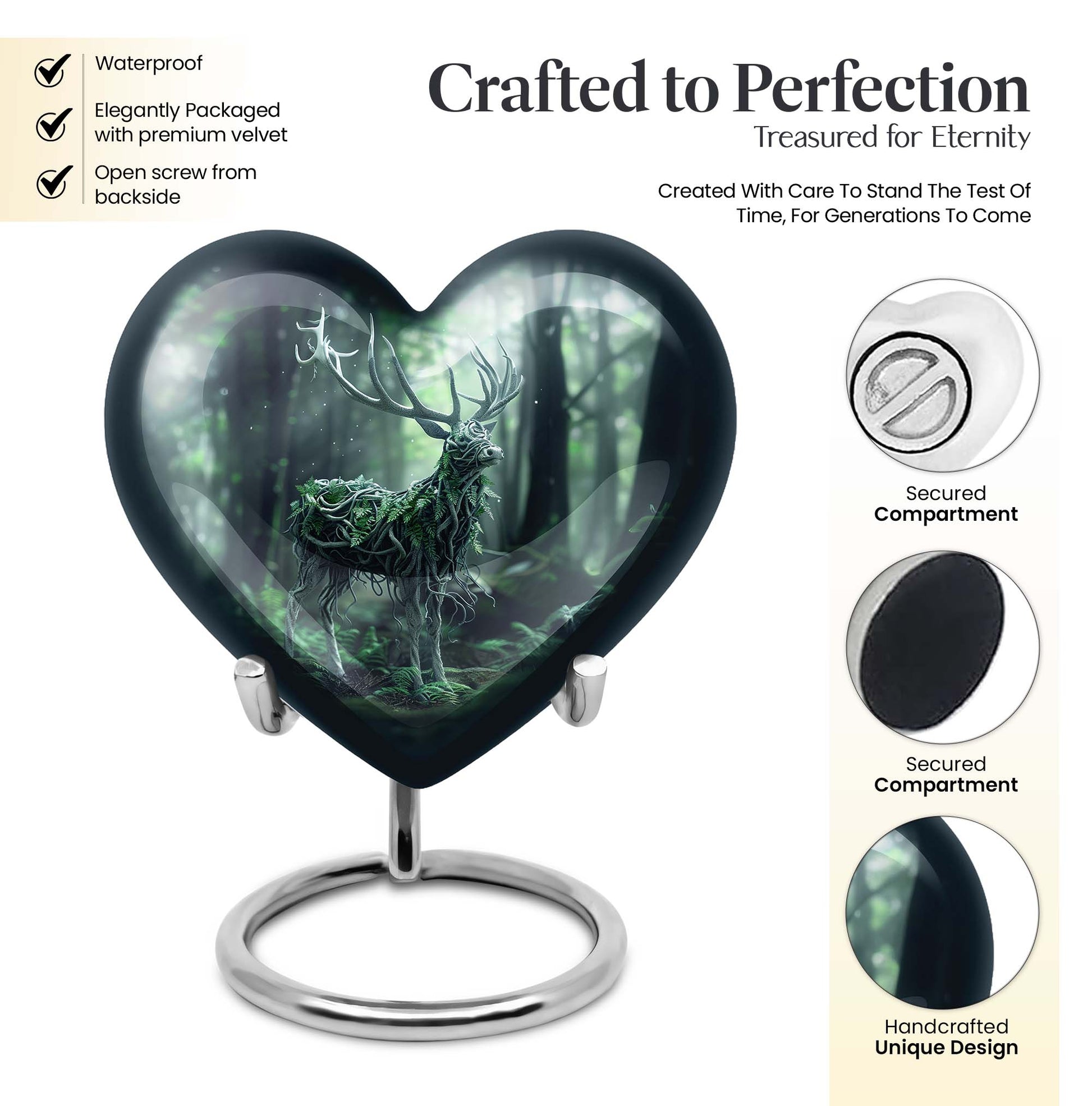 wolf howling theme for adult ashes, 