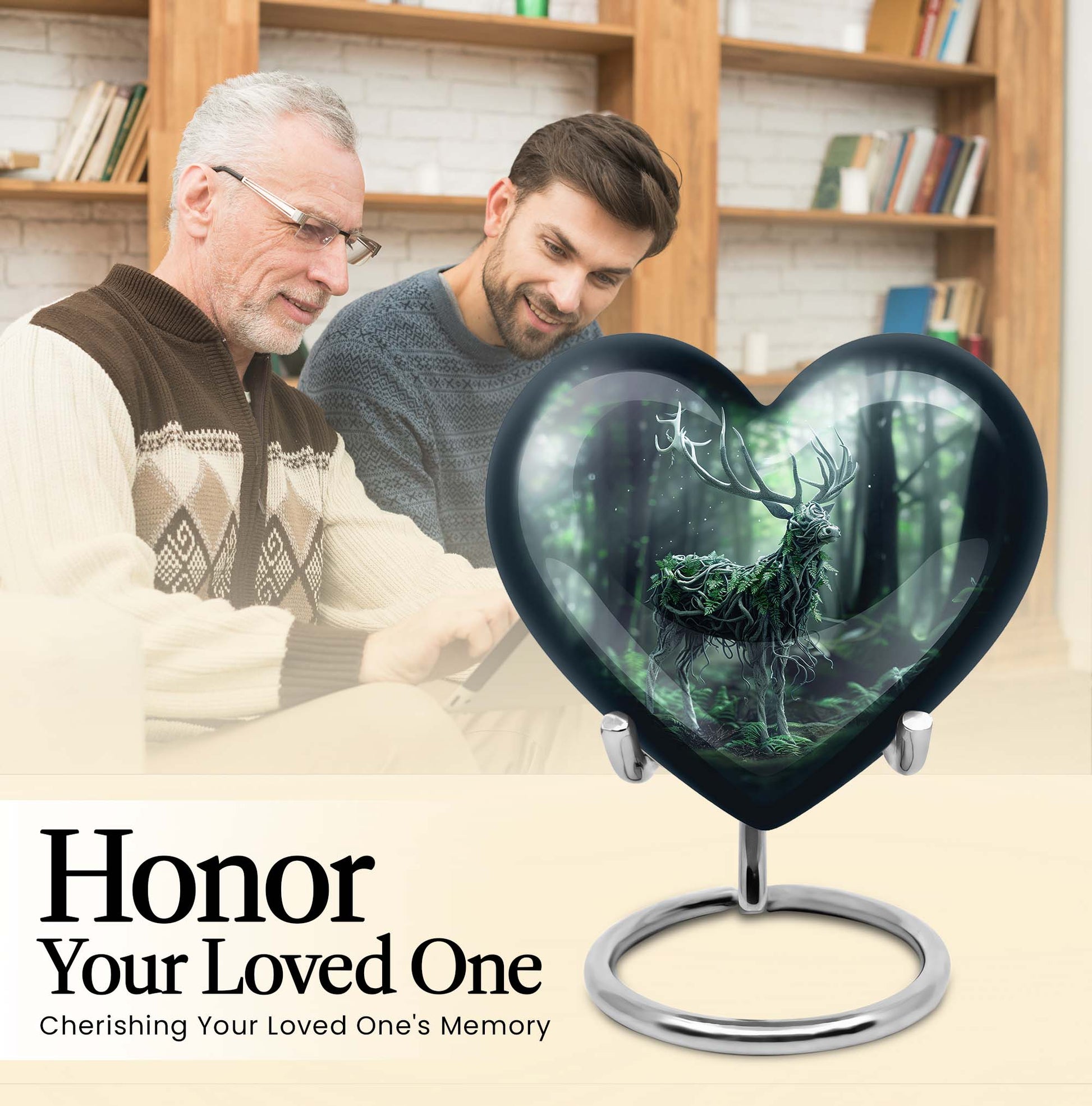 wolf howling theme for adult ashes, 