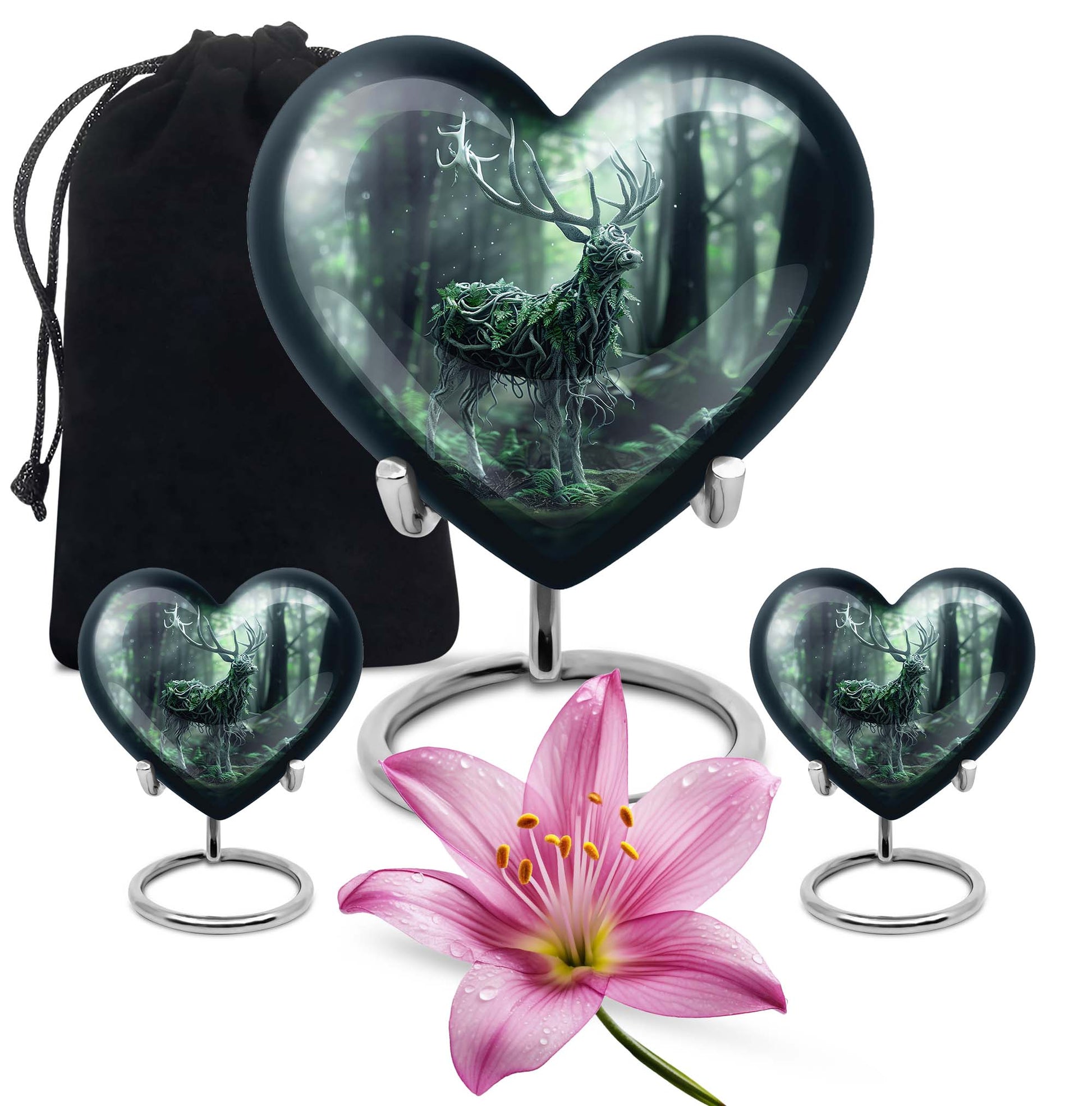 wolf howling theme for adult ashes, 