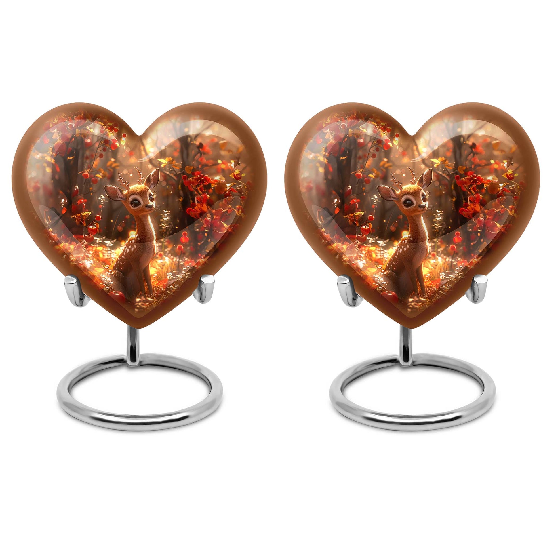 deer heart urn for ashes