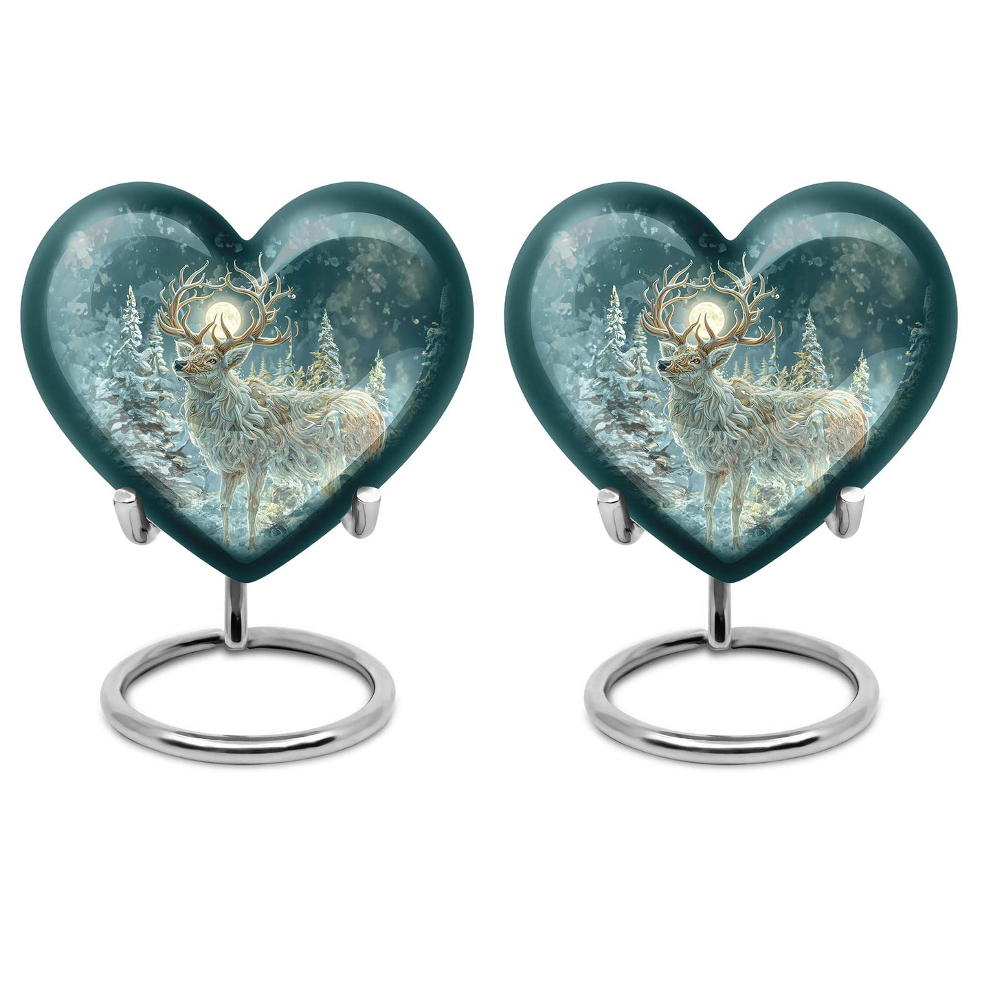 Deer Theme 3 Inch Keepsake Pack of 2