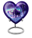 heart-shaped mammoth urn