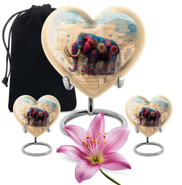 Large Urn with 2 Mini Urn